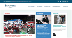 Desktop Screenshot of imperatriznoticias.com.br